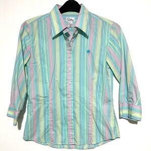 Lilly Pulitzer Vintage Fitted Button Down Top 4